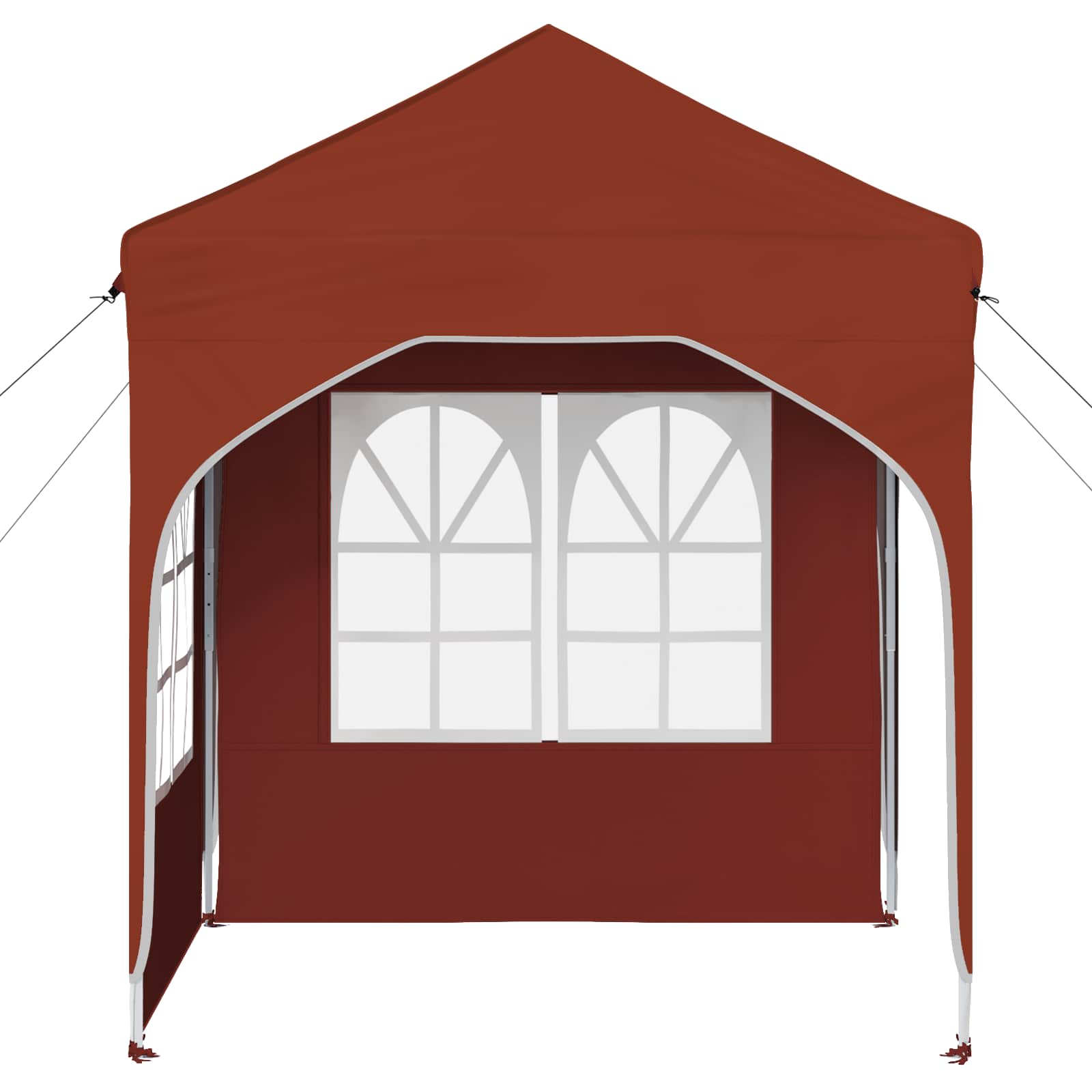 Pop-up partytent 192 x 192 x 245 cm Terracotta