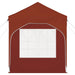 Pop-up partytent 192 x 192 x 245 cm Terracotta