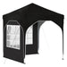 Pop-up partytent 192 x 192 x 245 cm Zwart