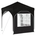 Pop-up partytent 192 x 192 x 245 cm Zwart