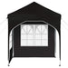 Pop-up partytent 192 x 192 x 245 cm Zwart