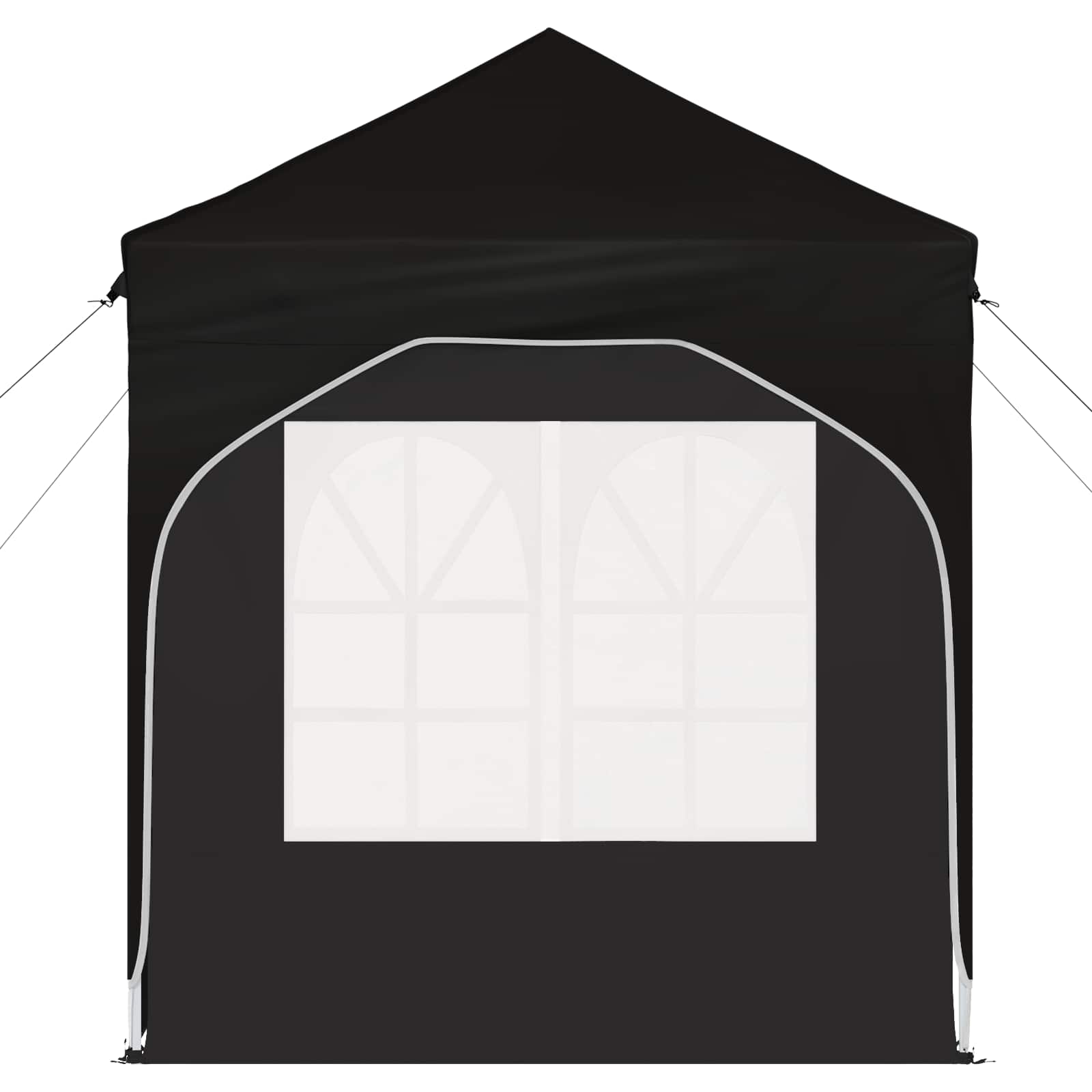 Pop-up partytent 192 x 192 x 245 cm Zwart
