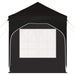 Pop-up partytent 192 x 192 x 245 cm Zwart