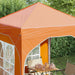 Pop-up partytent 192 x 192 x 245 cm Oranje
