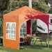 Pop-up partytent 192 x 192 x 245 cm Oranje