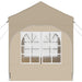 Pop-up partytent 192 x 192 x 245 cm Crèmekleurig