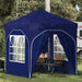 Pop-up partytent 192 x 192 x 245 cm Blauw