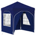 Pop-up partytent 192 x 192 x 245 cm Blauw