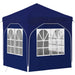 Pop-up partytent 192 x 192 x 245 cm Blauw