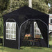 Pop-up partytent 192 x 192 x 245 cm Antraciet