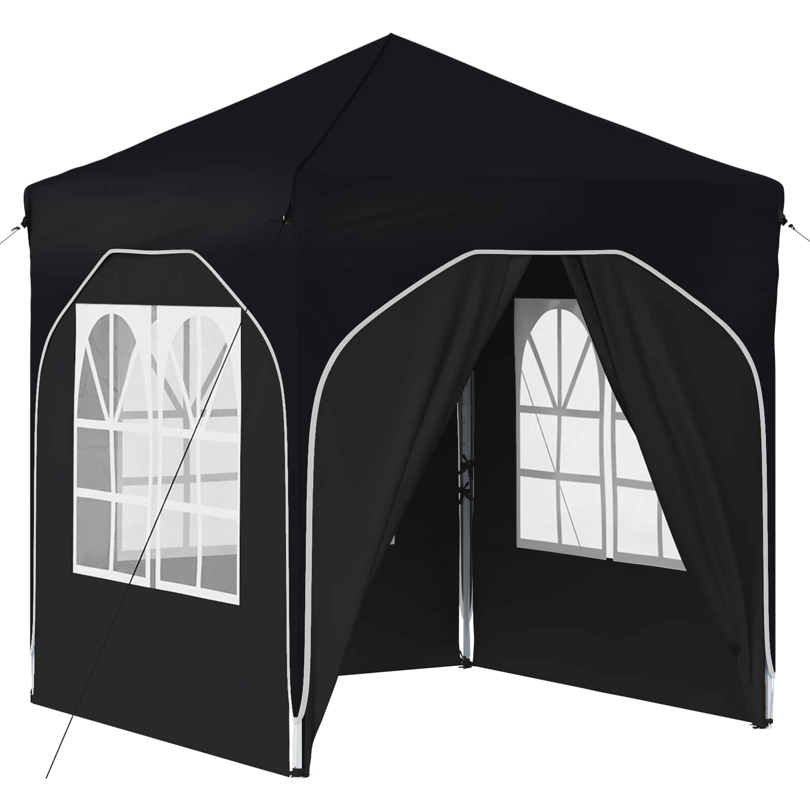 Pop-up partytent 192 x 192 x 245 cm Antraciet