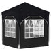 Pop-up partytent 192 x 192 x 245 cm Antraciet