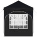Pop-up partytent 192 x 192 x 245 cm Antraciet