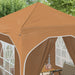 Pop-up partytent 192 x 192 x 245 cm Beige