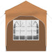 Pop-up partytent 192 x 192 x 245 cm Beige