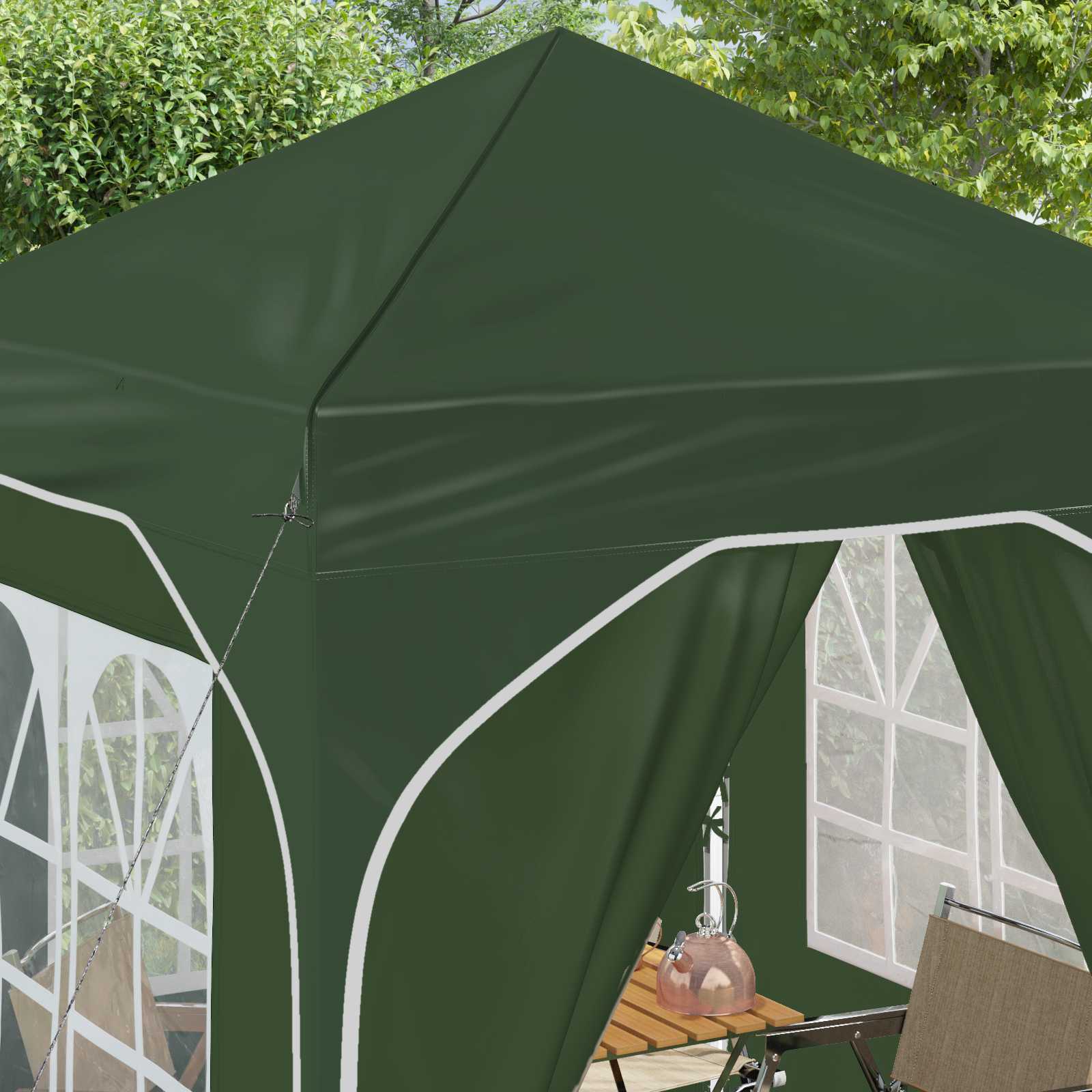 Pop-up partytent 192 x 192 x 245 cm Groen