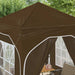 Pop-up partytent 192 x 192 x 245 cm Taupe