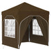 Pop-up partytent 192 x 192 x 245 cm Taupe