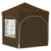 Pop-up partytent 192 x 192 x 245 cm Taupe