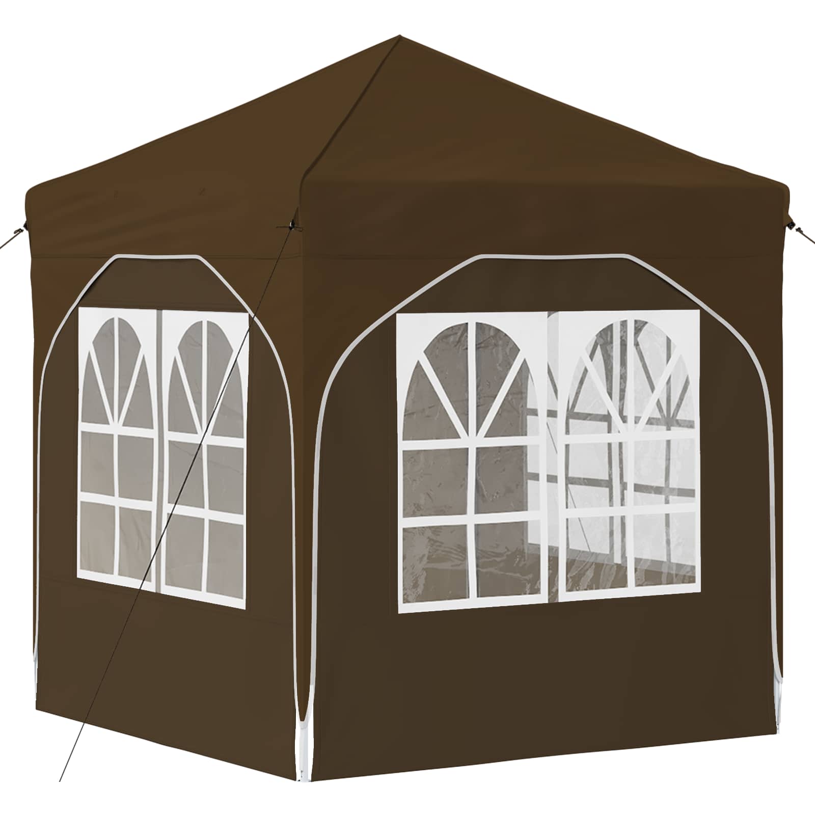 Pop-up partytent 192 x 192 x 245 cm Taupe
