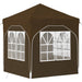 Pop-up partytent 192 x 192 x 245 cm Taupe