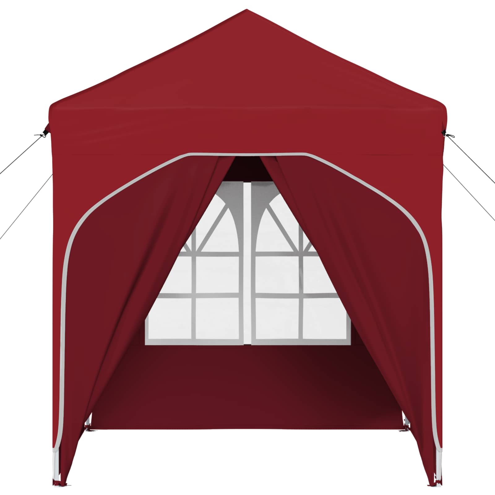 Pop-up partytent 192 x 192 x 245 cm Bordeauxrood