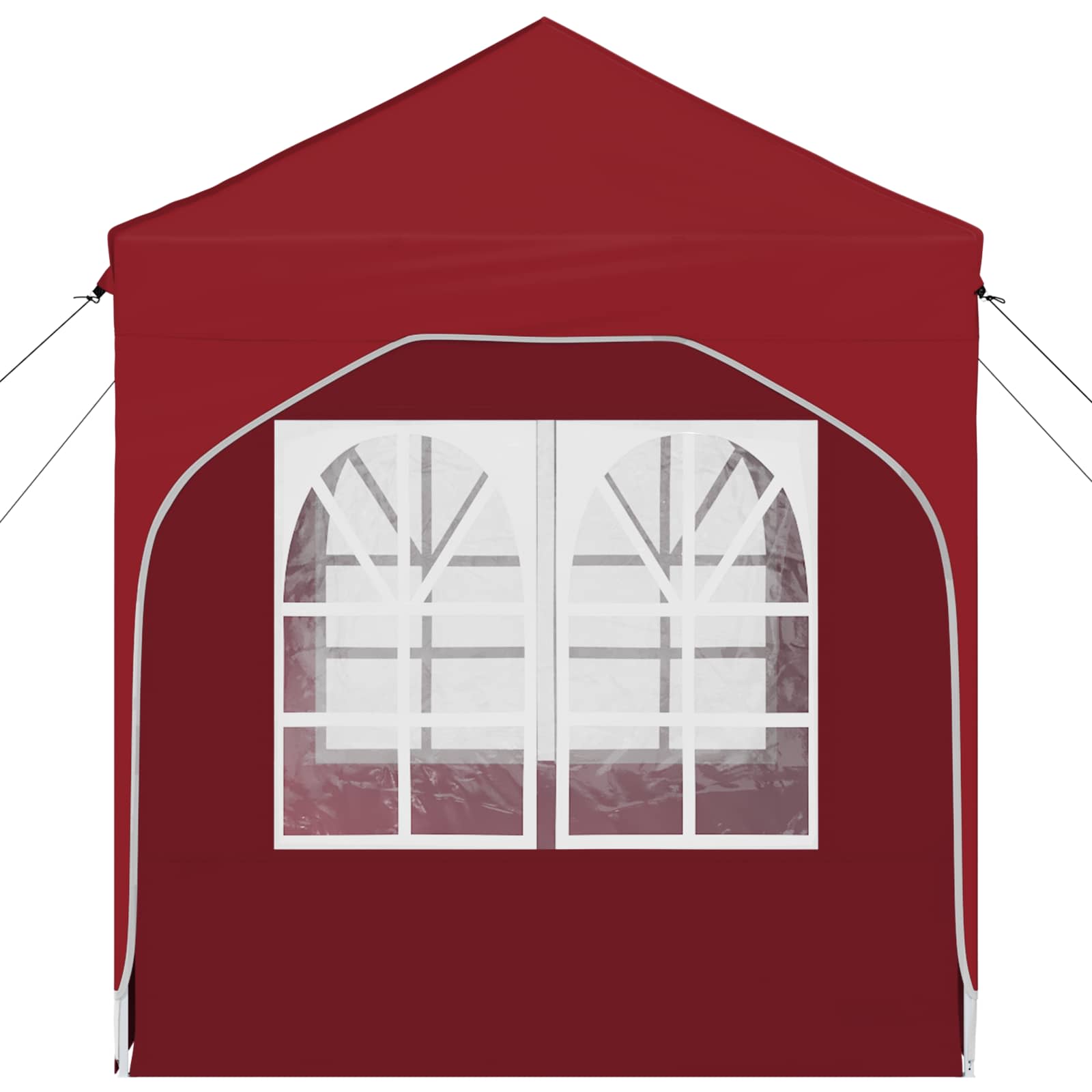 Pop-up partytent 192 x 192 x 245 cm Bordeauxrood
