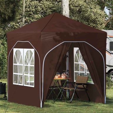 Pop-up partytent 192 x 192 x 245 cm Bruin