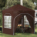 Pop-up partytent 192 x 192 x 245 cm Bruin