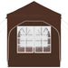 Pop-up partytent 192 x 192 x 245 cm Bruin