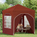 Pop-up partytent 192 x 192 x 245 cm Terracotta
