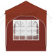 Pop-up partytent 192 x 192 x 245 cm Terracotta