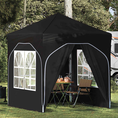 Pop-up partytent 192 x 192 x 245 cm Zwart