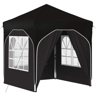 Pop-up partytent 192 x 192 x 245 cm Zwart
