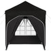 Pop-up partytent 192 x 192 x 245 cm Zwart