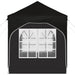 Pop-up partytent 192 x 192 x 245 cm Zwart