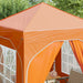 Pop-up partytent 192 x 192 x 245 cm Oranje