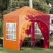 Pop-up partytent 192 x 192 x 245 cm Oranje