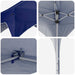 Pop-up partytent 290 x 290 x 245 cm Blauw
