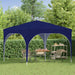 Pop-up partytent 290 x 290 x 245 cm Blauw