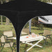 Pop-up partytent 290 x 290 x 245 cm Antraciet