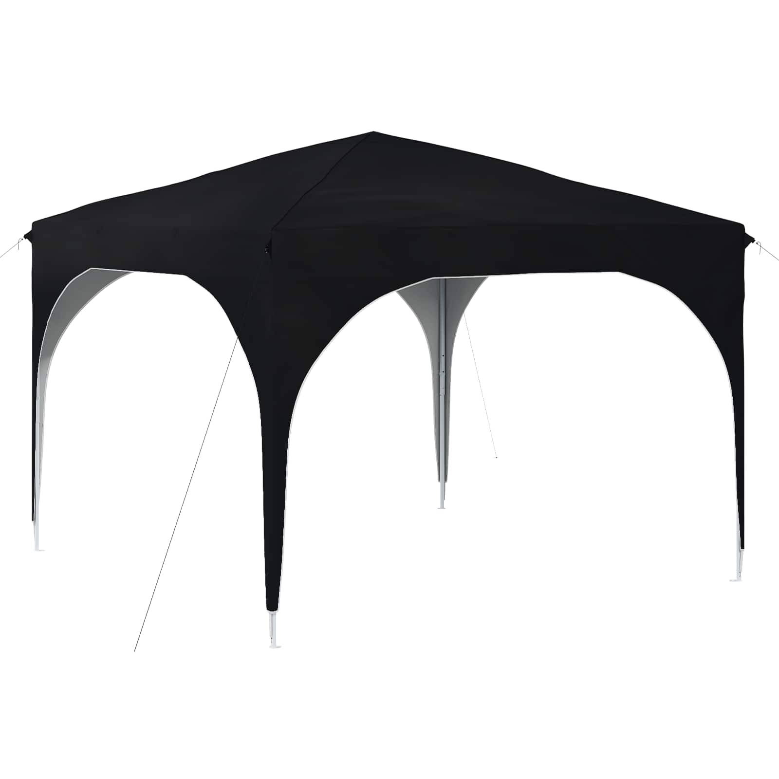 Pop-up partytent 290 x 290 x 245 cm Antraciet