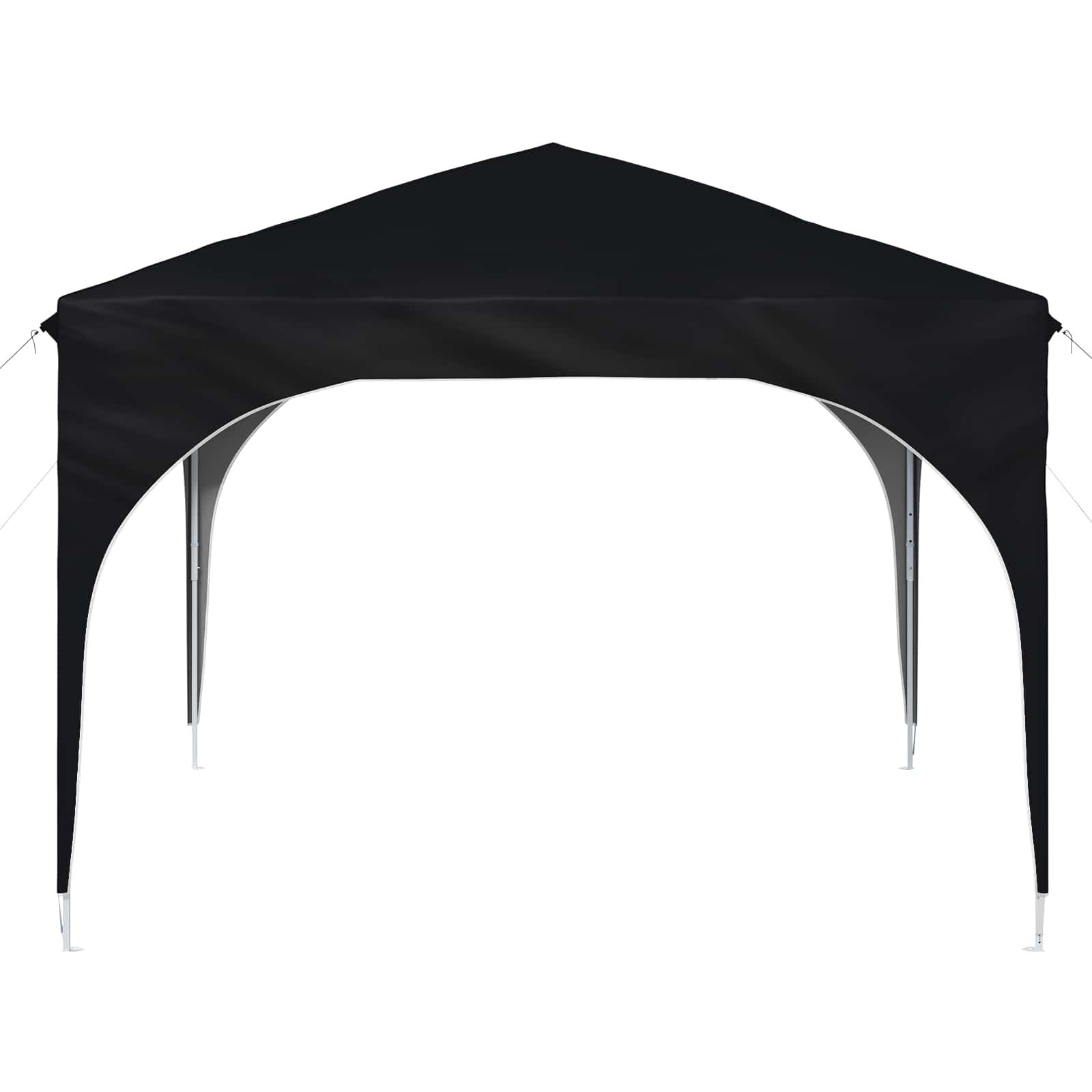 Pop-up partytent 290 x 290 x 245 cm Antraciet