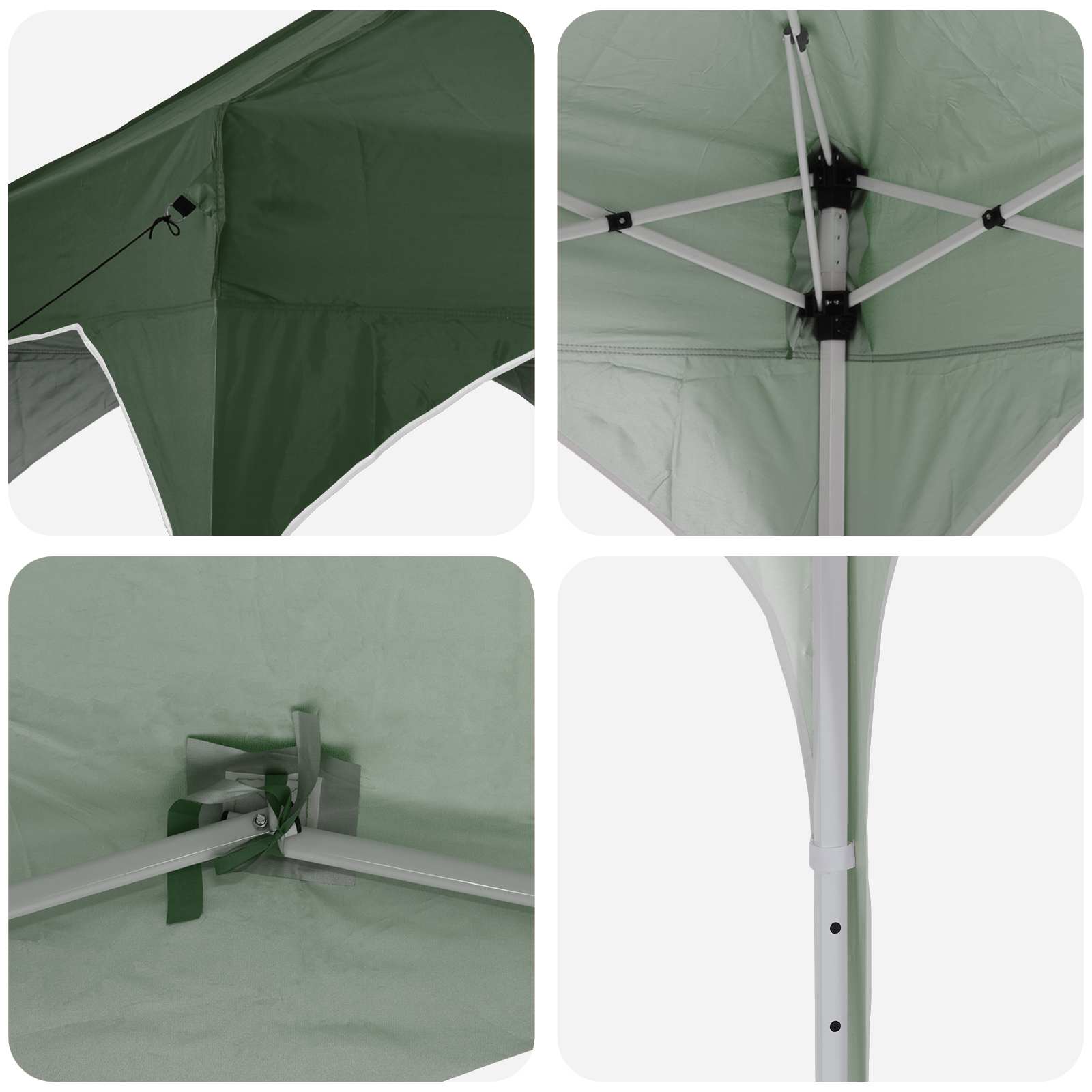 Pop-up partytent 290 x 290 x 245 cm Groen