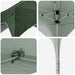 Pop-up partytent 290 x 290 x 245 cm Groen