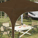 Pop-up partytent 290 x 290 x 245 cm Taupe
