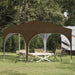 Pop-up partytent 290 x 290 x 245 cm Taupe