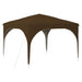 Pop-up partytent 290 x 290 x 245 cm Taupe
