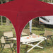 Pop-up partytent 290 x 290 x 245 cm Bordeauxrood