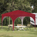 Pop-up partytent 290 x 290 x 245 cm Bordeauxrood